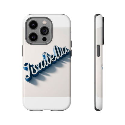 Vibrant 3D Alphabet Design Protective Phone Case in Blue for Unique Style and Self-Expression Compatible with iPhone 13, 14, 15 & 16 – all models including Pro, Pro Max & Plus