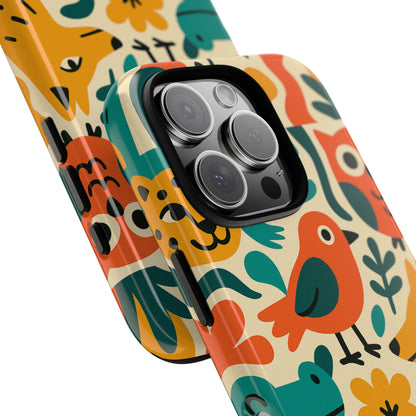 Vibrant Animal Print Protective Phone Case with 3D Wrap Design for Unique Style and Expression Compatible with iPhone 13, 14, 15 & 16 – all models including Pro, Pro Max & Plus