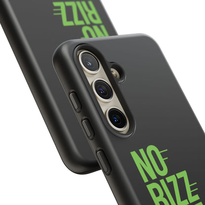 Tough Phone Case - No Rizz Left Behind, Durable Protection, Shock Absorbent, Stylish Design, Perfect Gift for Adults, Supports Wireless Charging, UV Protected, Lightweight Accessory