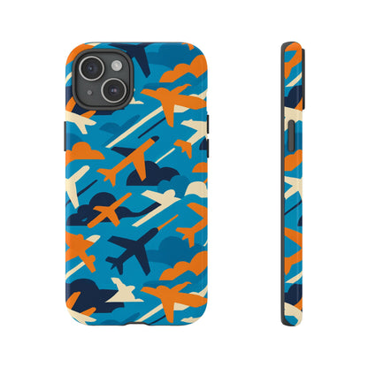 Vibrant Aviation-Themed Protective Phone Case with 3D Wrap Design – Stylish Accessory for Self-Expression – Compatible with iPhone 13, 14, 15 & 16 – all models including Pro, Pro Max & Plus