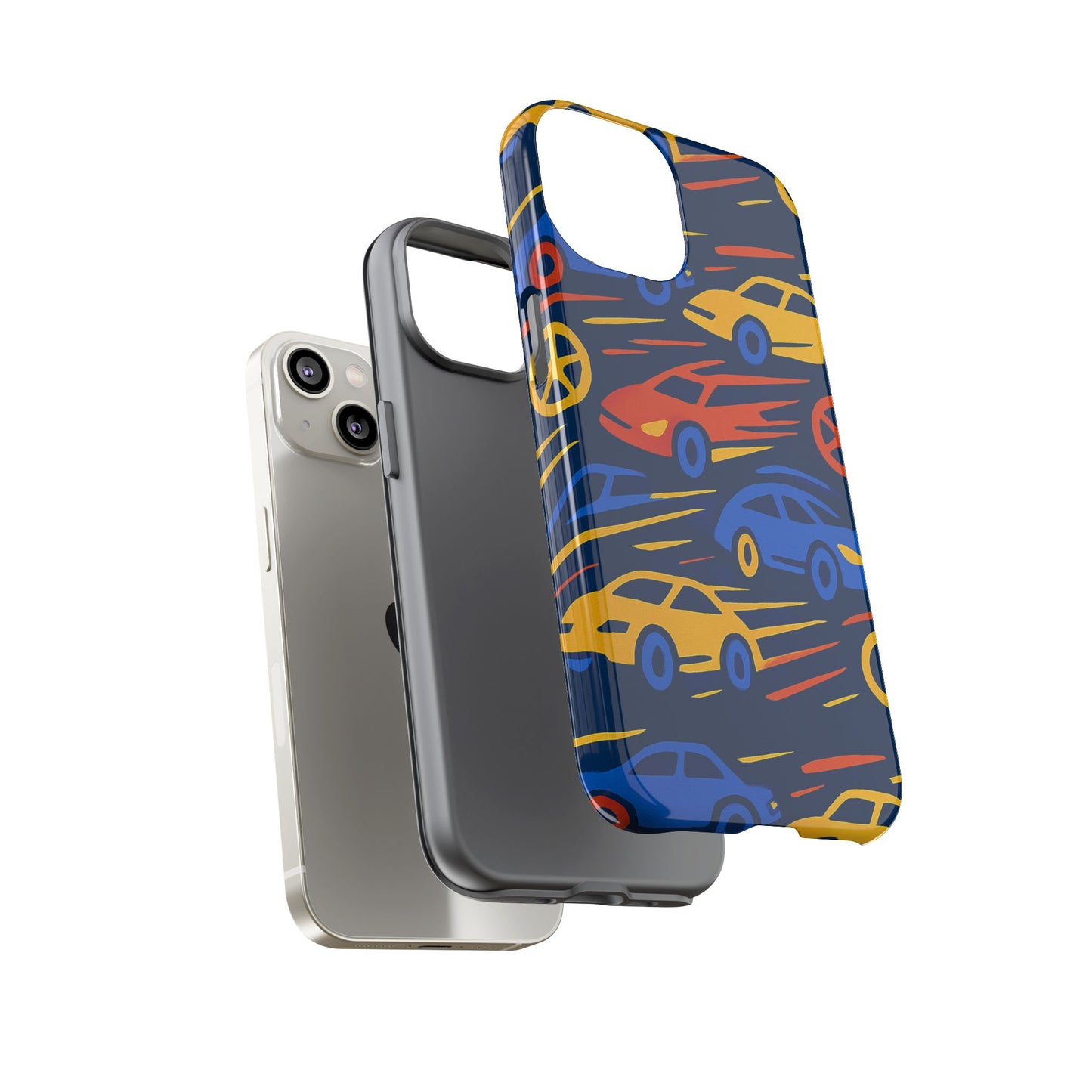 vibrant 3d car design protective phone case for smartphones stylish accessory for expressive individuals compatible with iphone 13, 14, 15 & 16 – all models including pro, pro max & plus