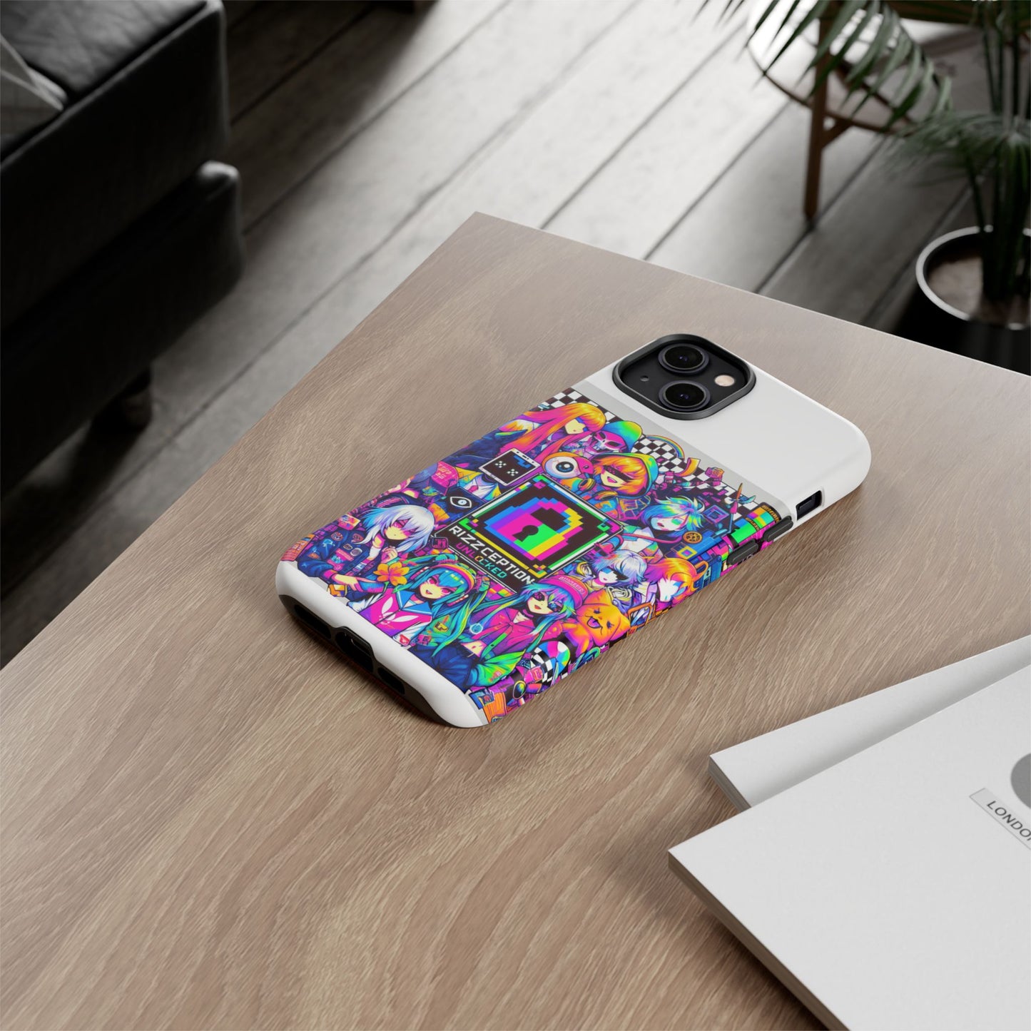 rizzception unlocked 3d wrap protective phone case for anime lovers