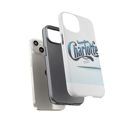 Vibrant 3D Wrap Protective Phone Case in Blue Typography Design for Stylish Smartphone Accessories Compatible with iPhone 13, 14, 15 & 16 – all models including Pro, Pro Max & Plus