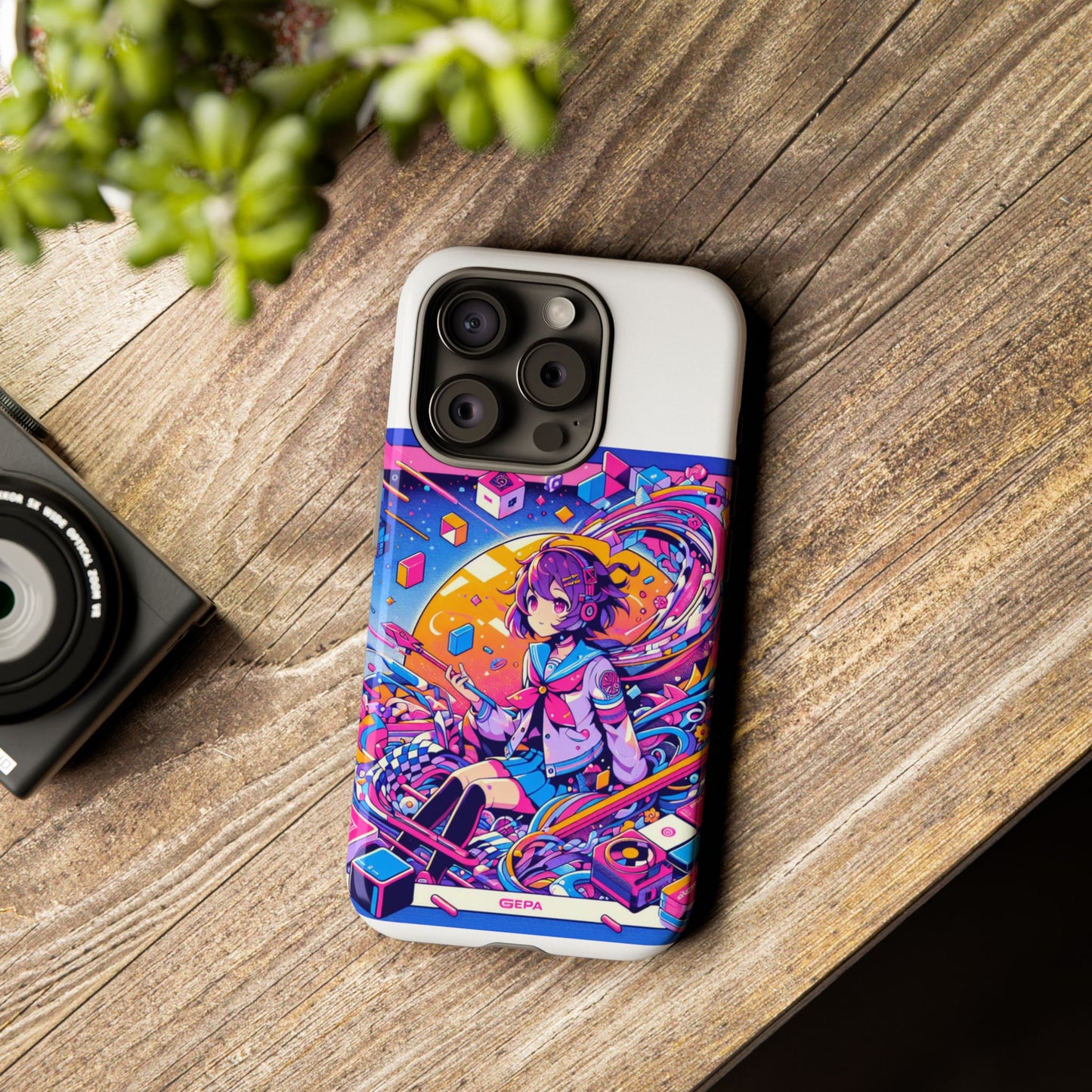 skibidi system update 3d wrap protective phone case for anime and comic fans, durable shock absorption, uv protected, glossy or matte finish