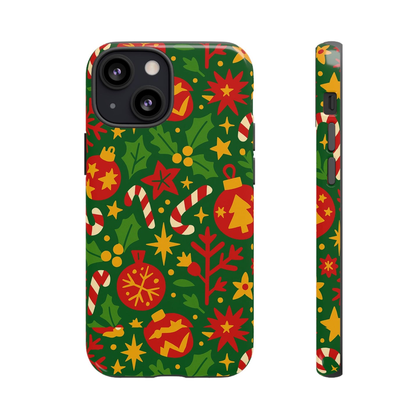 vibrant christmas themed 3d wrap phone case for smartphones - fun holiday accessory for self-expression compatible with iphone 13, 14, 15 & 16 – all models including pro, pro max & plus
