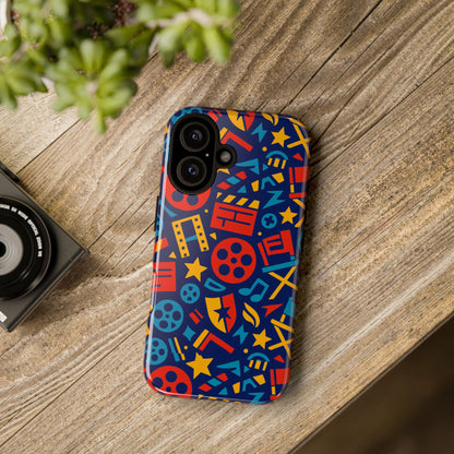 Vibrant 3D Movie Icons Protective Phone Case for Kids and Adults – Stylish Accessory – Compatible with iPhone 13, 14, 15 & 16 – all models including Pro, Pro Max & Plus