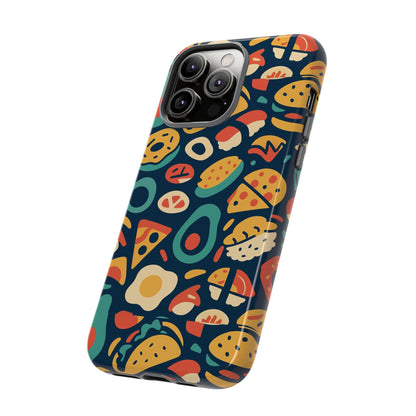 Vibrant Food-Themed Protective Phone Case with 3D Design for Stylish Protection Compatible with iPhone 13, 14, 15 & 16 – all models including Pro, Pro Max & Plus