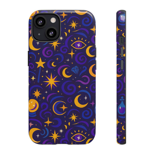 Vibrant 3D Cosmic Design Phone Case for Stylish Protection with Multicolour Stars and Swirls Compatible with iPhone 13, 14, 15 & 16 – All Models Including Pro, Pro Max & Plus