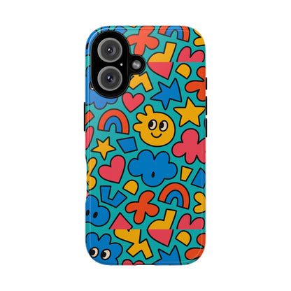 Vibrant Cartoon 3D Wrap Protective Phone Case with Fun Playful Design for Smartphone Lovers Compatible with iPhone 13, 14, 15 & 16 – All Models Including Pro, Pro Max & Plus