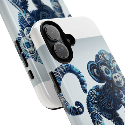 Vibrant 3D Wrap Protective Phone Case with Unique Monkey Design – Stylish Accessory for Men and Women Compatible with iPhone 13, 14, 15 & 16 – all models including Pro, Pro Max & Plus