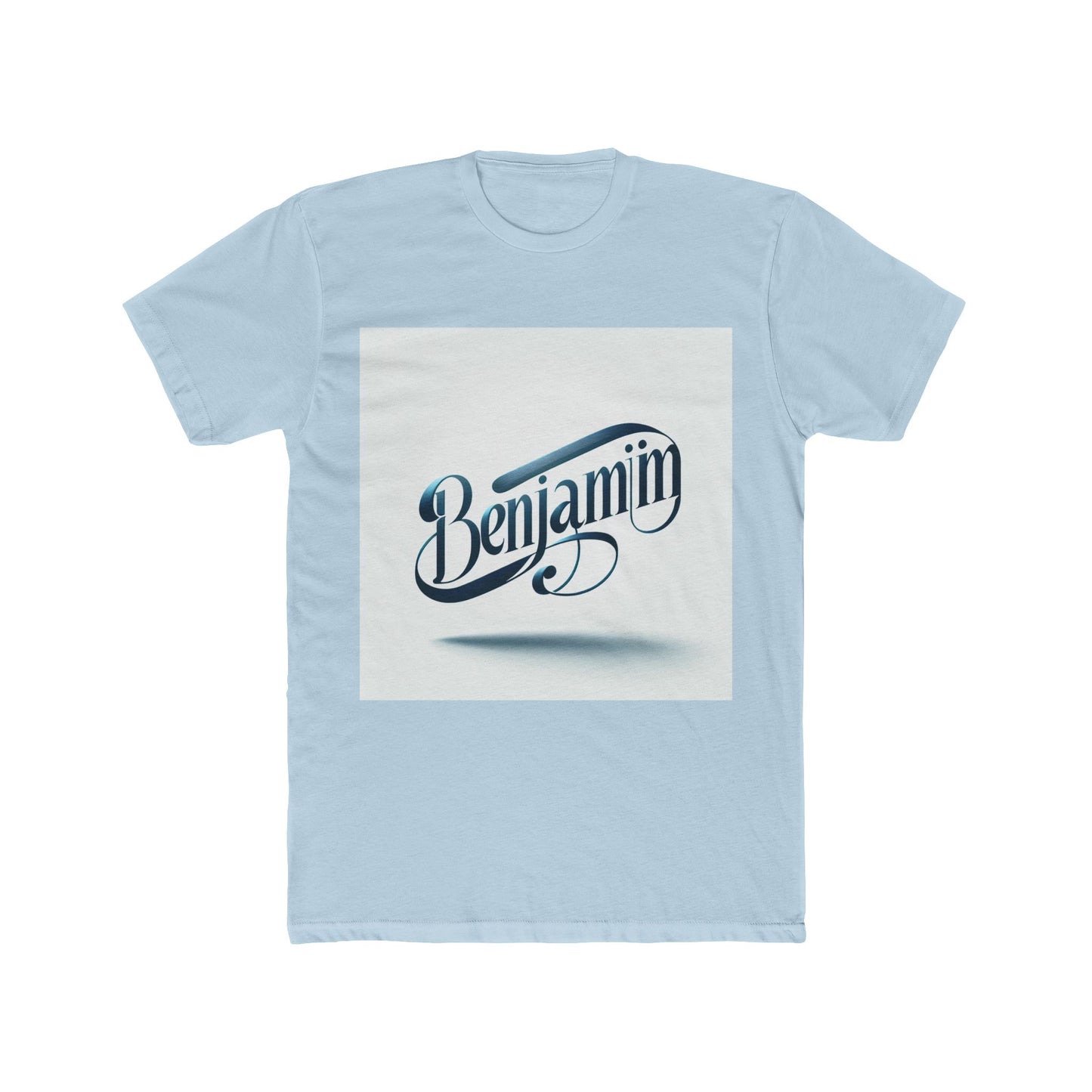 alphabet blue unisex t-shirt – comfortable premium cotton graphic tee for casual wear
