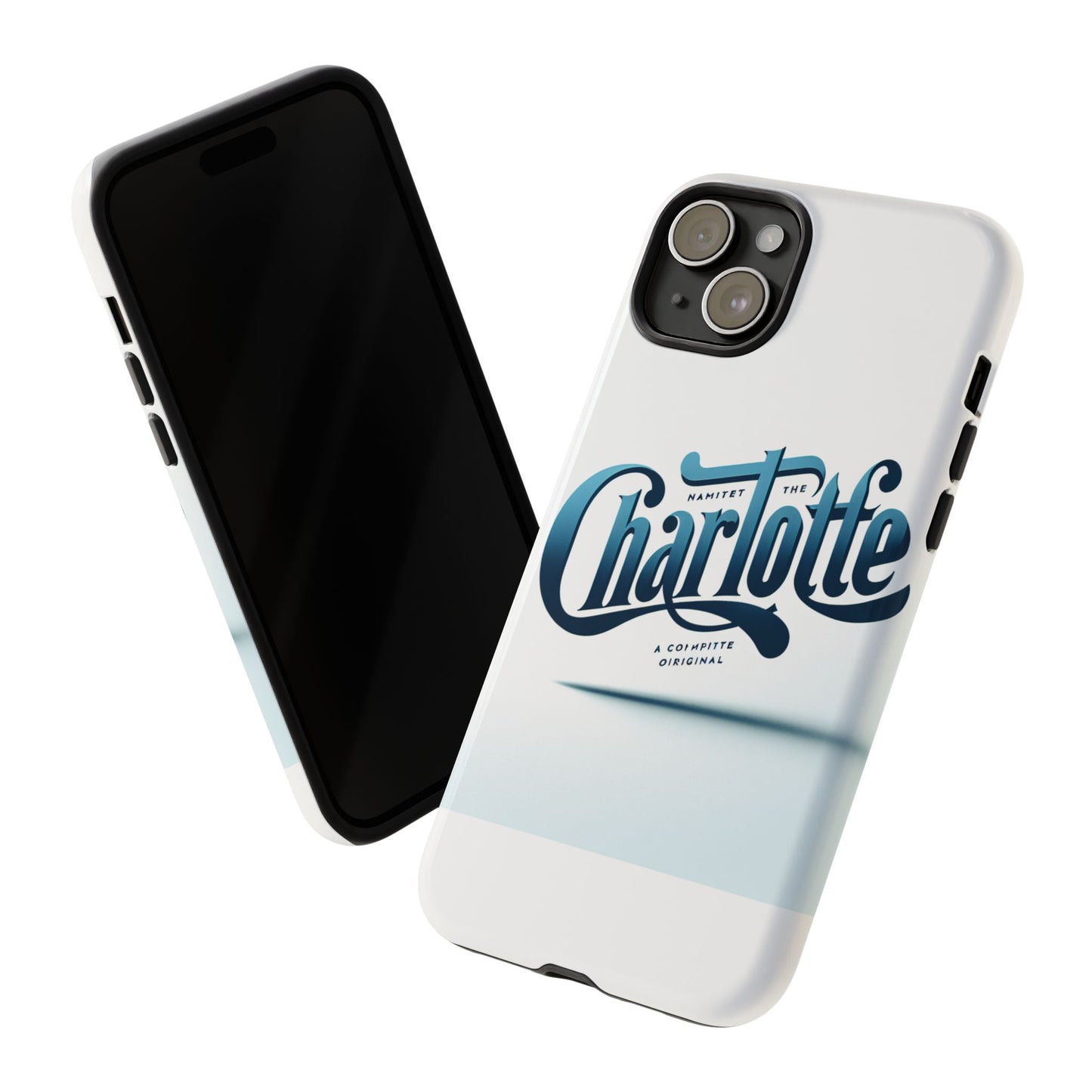 vibrant 3d wrap protective phone case in blue typography design for stylish smartphone accessories compatible with iphone 13, 14, 15 & 16 – all models including pro, pro max & plus