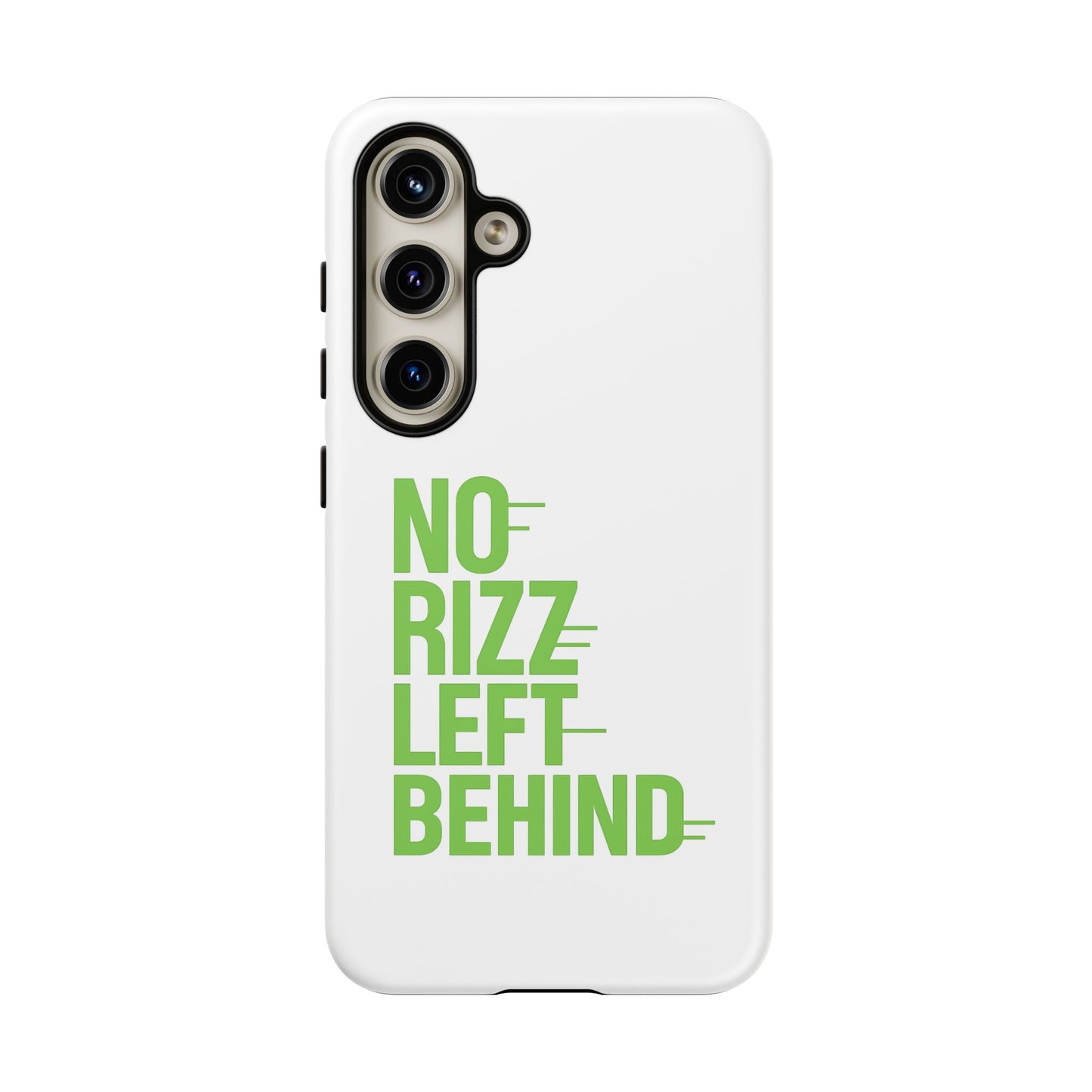 copy of tough cases - no rizz left behind phone case for ultimate protection and style, impact-resistant, dual layer, vibrant design, perfect gift for adults