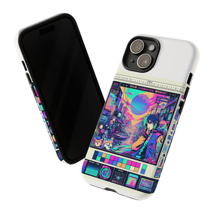 Main Character Moment Protective Phone Case, 3D Wrap Design, Durable TPU Silicone, UV Protected, Anime and Comic Inspired, Unique Gift for Tech Enthusiasts