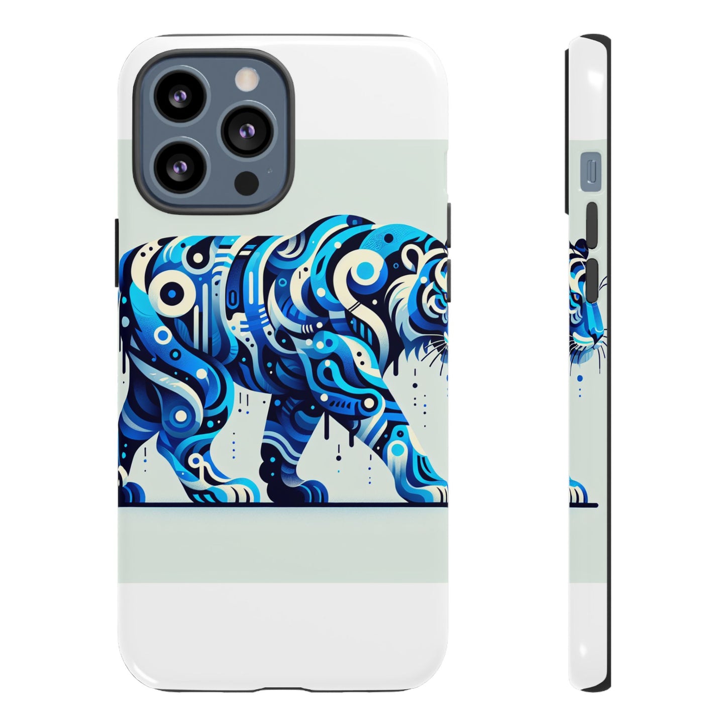 vibrant 3d wrap protective phone case with colourful tiger design stylish accessory for men and women compatible with iphone 13, 14, 15 & 16 – all models including pro, pro max & plus