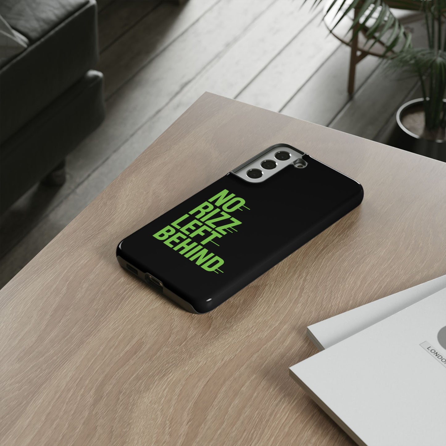 tough phone case - no rizz left behind for ultimate protection