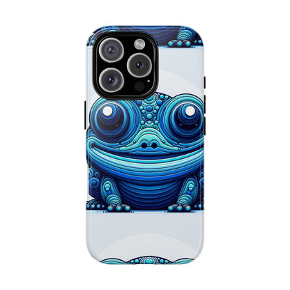 Cool Blue Animal Create 4 3D Wrap Protective Phone Case for Smartphones with Vibrant Animal Design and Shock Absorption