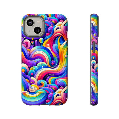 Pink Pattern Image 4 Phone Case with 3D Wrap and Shock Protection for Smartphone Accessories