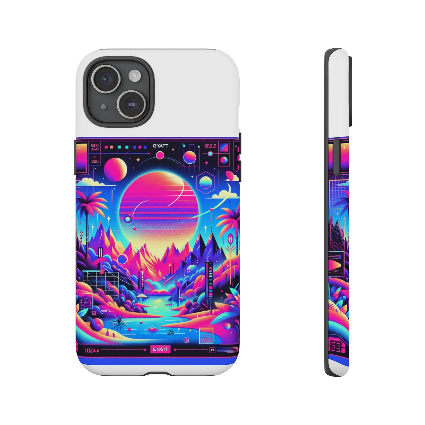 gyatt alert 3d wrap protective phone case for anime lovers