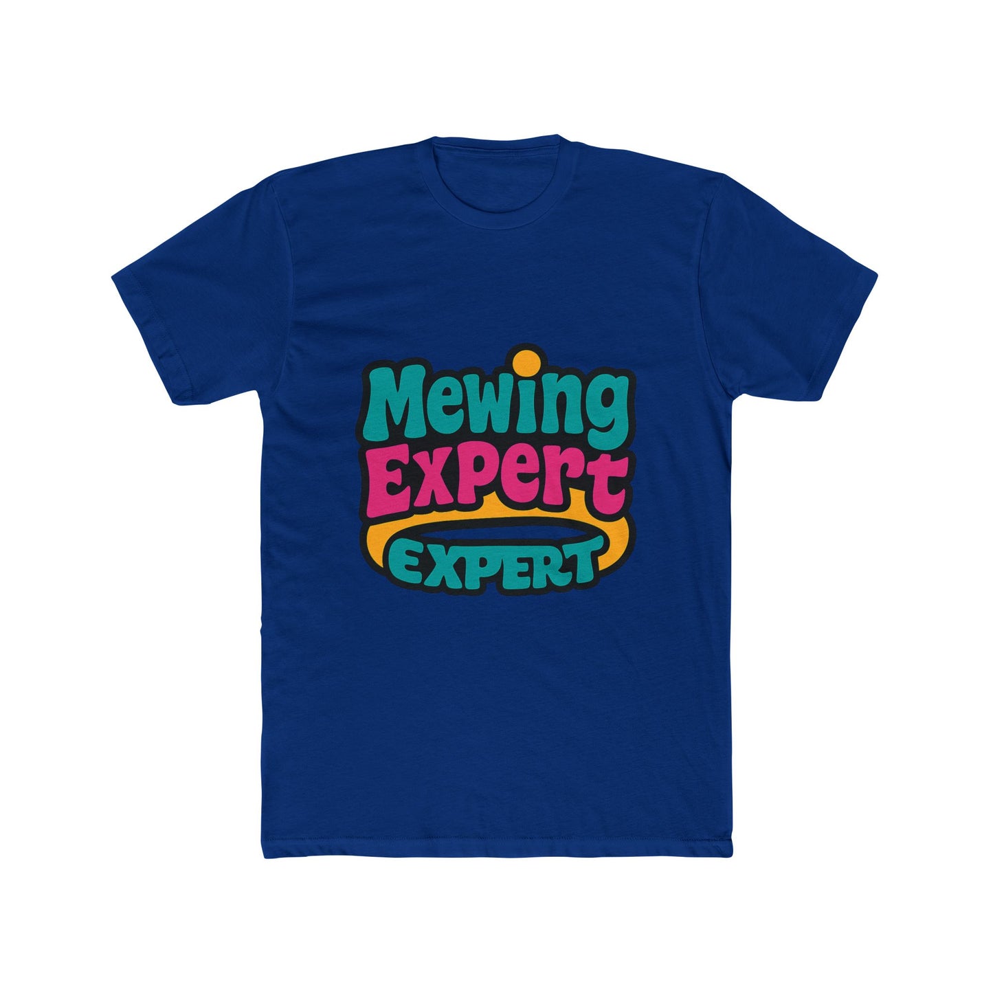 mewing expert unisex t-shirt - alphabet design, multicolor, casual wear, comfortable tee for men and women, stylish and trendy clothing, perfect gift idea, premium quality