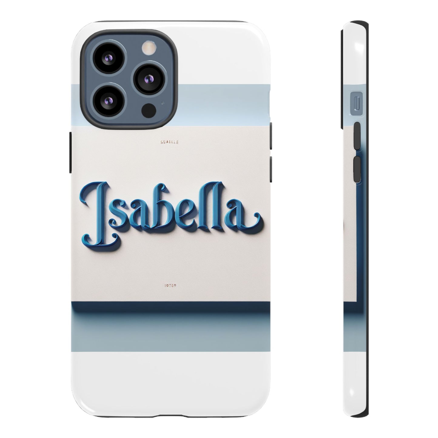 vibrant 3d blue alphabet design protective phone case stylish accessory for men and women unique phone cover compatible with iphone 13, 14, 15 & 16 – all models including pro, pro max & plus