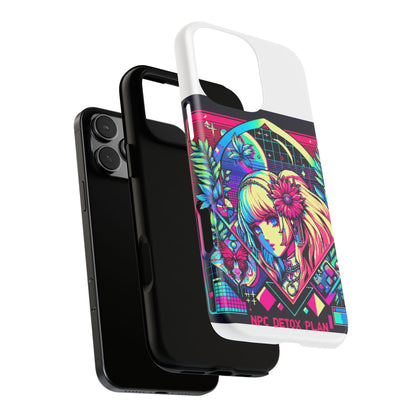 Npc Detox Plan - Vibrant Protective Phone Case for Anime and Comic Lovers, Durable Shock Absorption, UV Protected, Glossy or Matte Finish