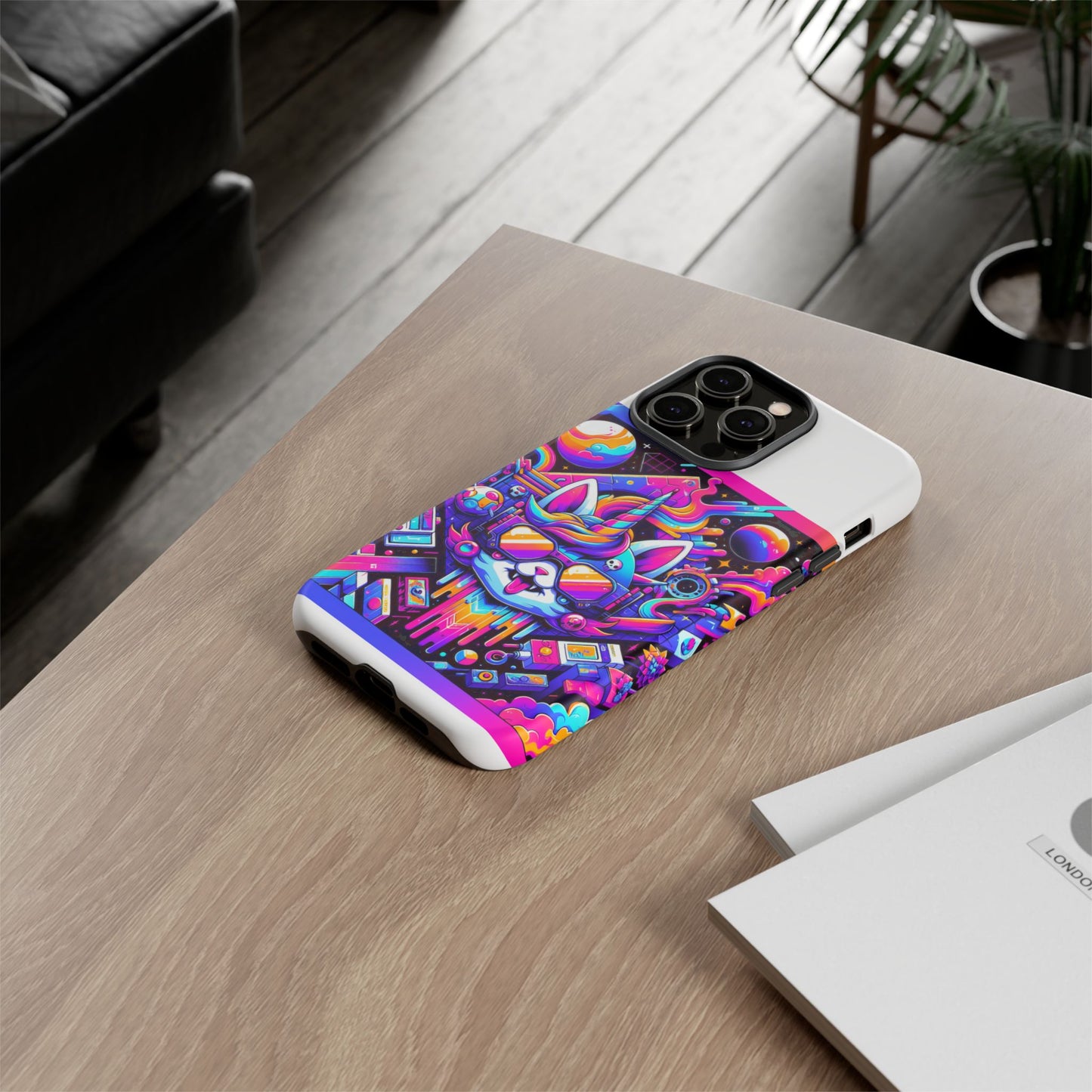 rizzed up and ready protective phone case for anime lovers