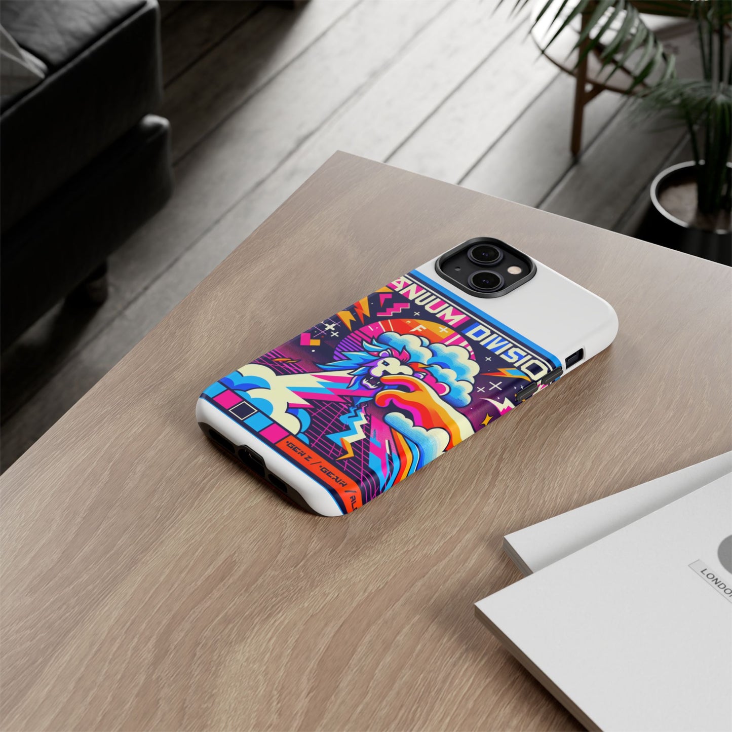 fanum irs division protective phone case with 3d wrap design, uv protected, durable shock absorption, ideal gift for anime and comic culture fans