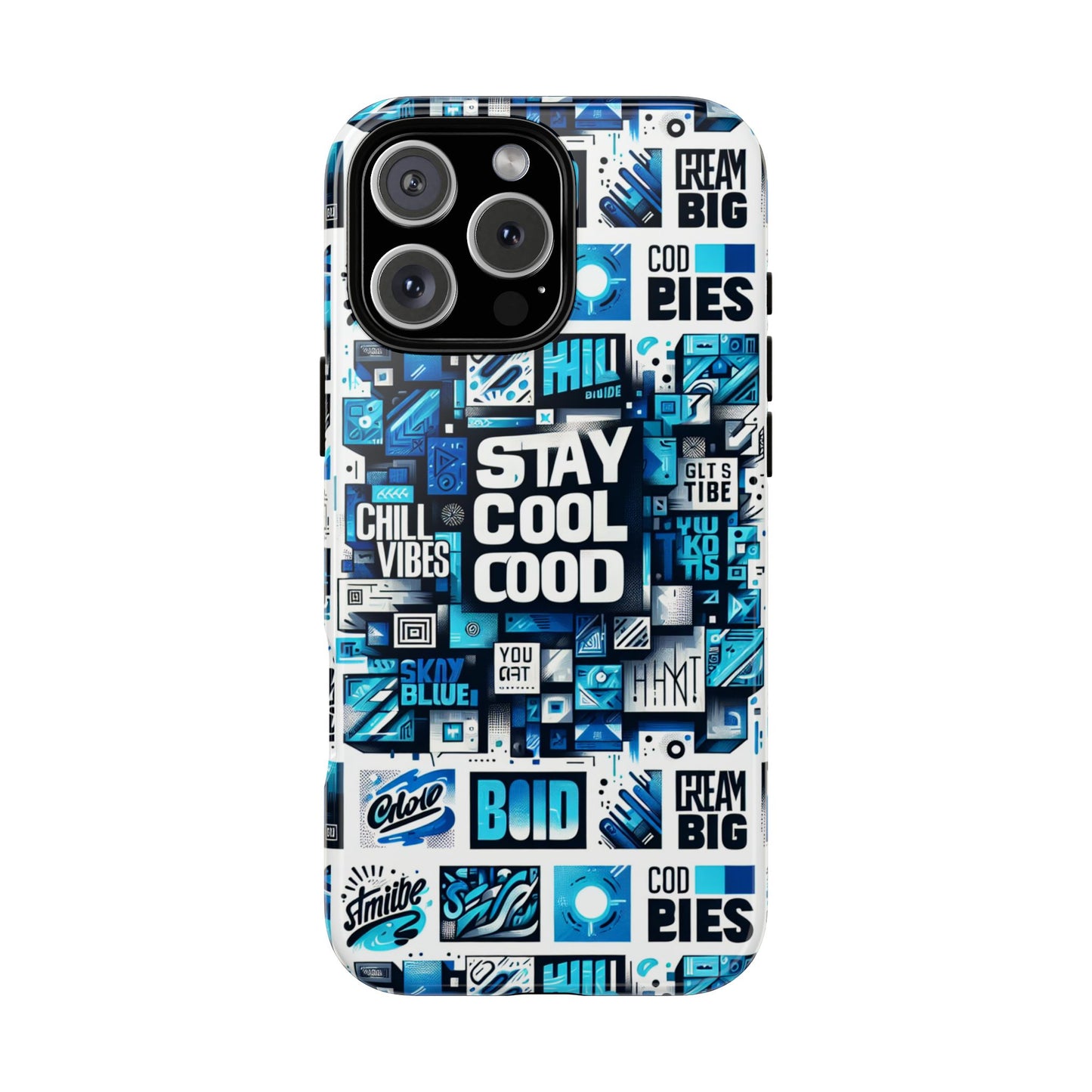 blue pattern image 29 vibrant 3d wrap phone case for men and women shockproof silicone protective cover with uv resistance and glossy or matte finish