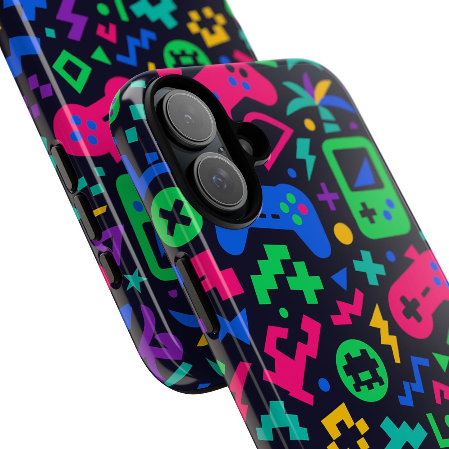 vibrant 3d gaming design protective phone case for creative expression and stylish protection, compatible with iphone 13, 14, 15 & 16 – all models including pro, pro max & plus