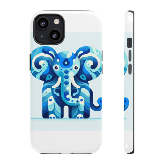 Vibrant 3D Protective Phone Case with Artistic Elephant Design for Unique Expression Compatible with iPhone 13, 14, 15 & 16 – All Models Including Pro, Pro Max & Plus