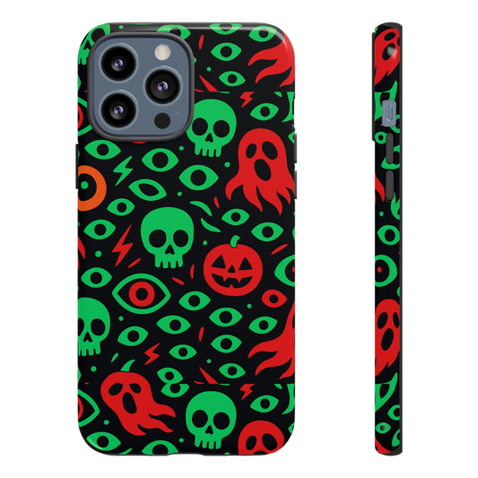 Multicolour Horror Protective Phone Case with 3D Design – Unique and Playful Style for Self-Expression – Compatible with iPhone 13, 14, 15 & 16 – All Models Including Pro, Pro Max & Plus