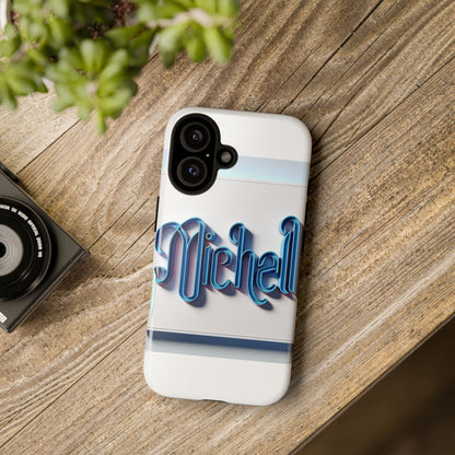 Vibrant 3D Glossy Phone Case in Retro Blue Design Stylish Protection Accessory Compatible with iPhone 13, 14, 15 & 16 – all models including Pro, Pro Max & Plus