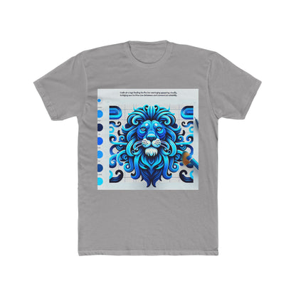 Animal Graphic Blue Unisex T-Shirt - Soft Cotton Casual Wear, Perfect Gift for Men & Women