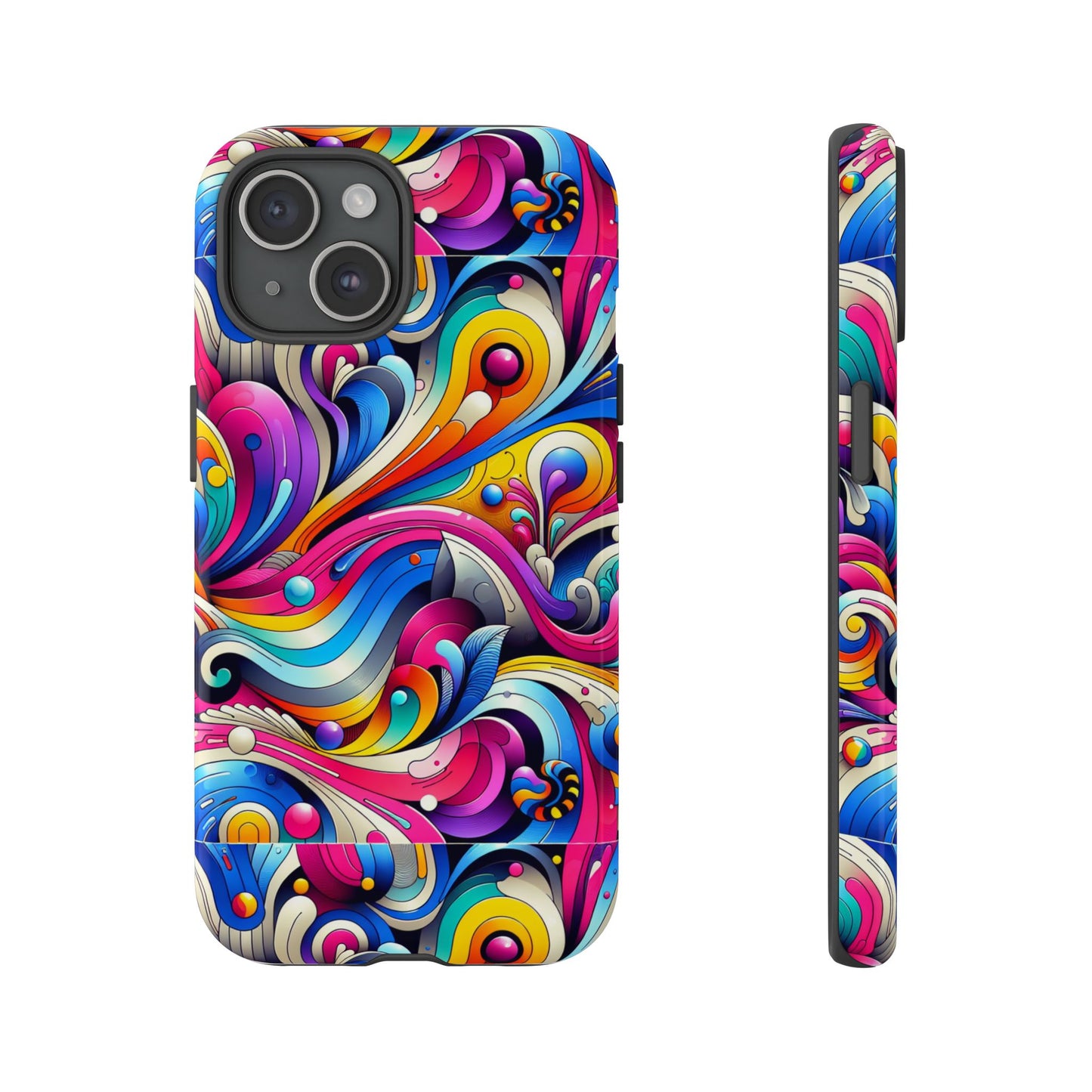 pattern image 3 vibrant shockproof phone case for anime and comic fans