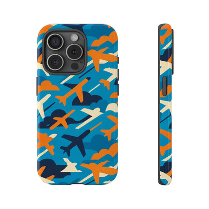Vibrant Aviation-Themed Protective Phone Case with 3D Wrap Design – Stylish Accessory for Self-Expression – Compatible with iPhone 13, 14, 15 & 16 – all models including Pro, Pro Max & Plus