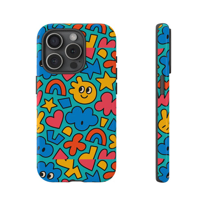 Vibrant Cartoon 3D Wrap Protective Phone Case with Fun Playful Design for Smartphone Lovers Compatible with iPhone 13, 14, 15 & 16 – All Models Including Pro, Pro Max & Plus