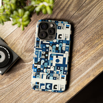 Blue Alphabet F Letter Phone Case for Smartphones, Durable Shockproof TPU Cover with Vivid 3D Wrap Design for Tech Enthusiasts and Anime Fans