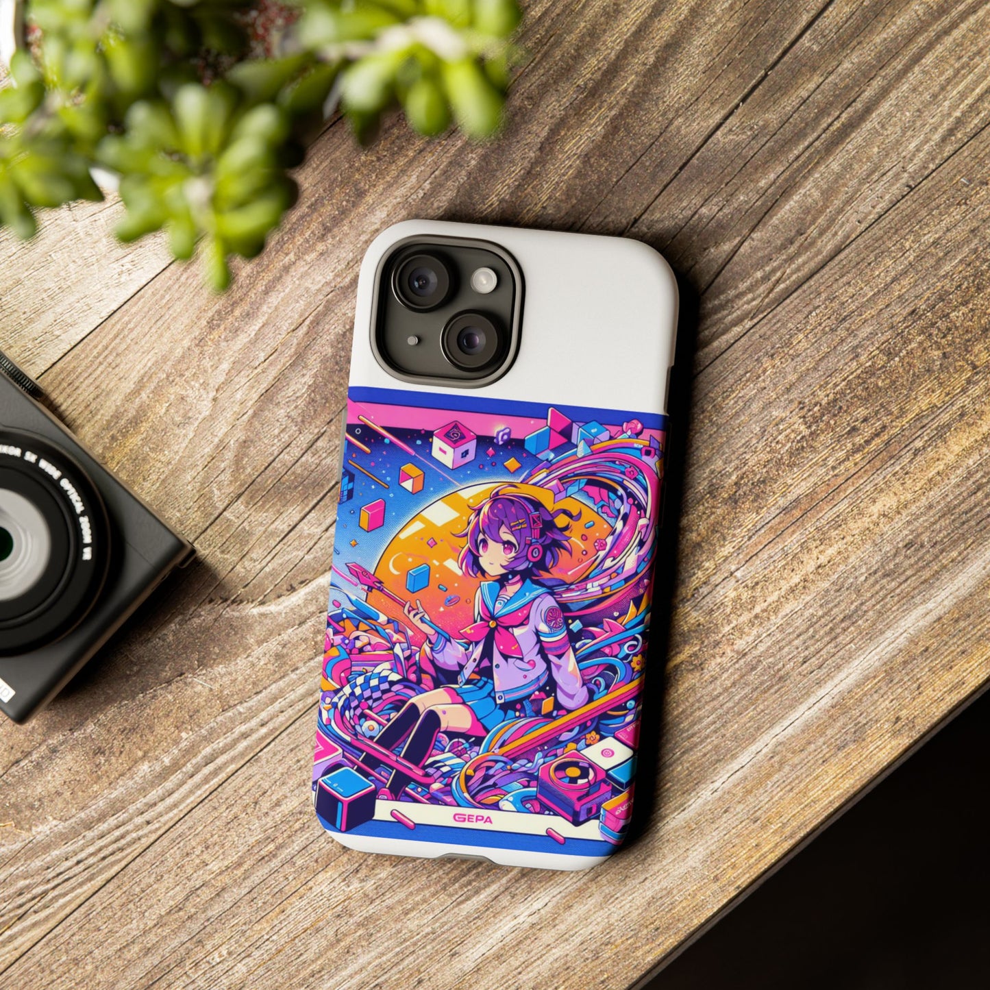 skibidi system update 3d wrap protective phone case for anime and comic fans, durable shock absorption, uv protected, glossy or matte finish