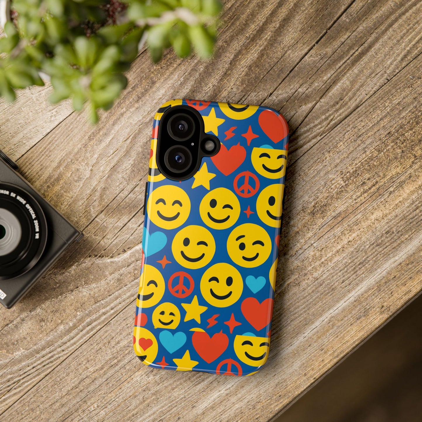 vibrant 3d emoji protective phone case for kids and adults – fun multicolour design for stylish protection compatible with iphone 13, 14, 15 & 16 – all models including pro, pro max & plus