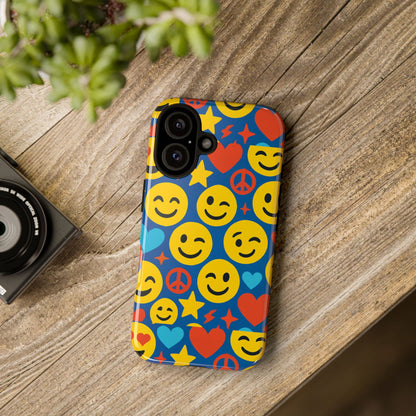 Vibrant 3D Emoji Protective Phone Case for Kids and Adults – Fun Multicolour Design for Stylish Protection Compatible with iPhone 13, 14, 15 & 16 – all models including Pro, Pro Max & Plus