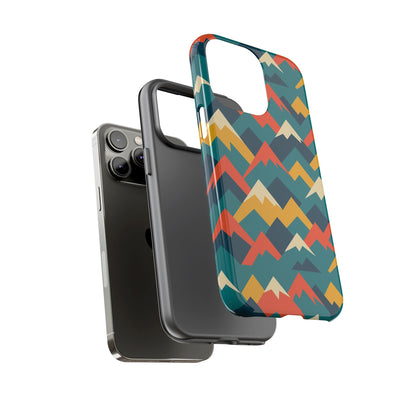 Vibrant Mountain Pattern 3D Wrap Protective Phone Case Stylish Accessory for Men and Women Compatible with iPhone 13, 14, 15 & 16 – All Models Including Pro, Pro Max & Plus