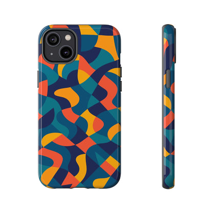 Vibrant Multicolour Abstract Phone Case for Stylish Protection Compatible with iPhone 13, 14, 15 & 16 – All Models Including Pro, Pro Max & Plus