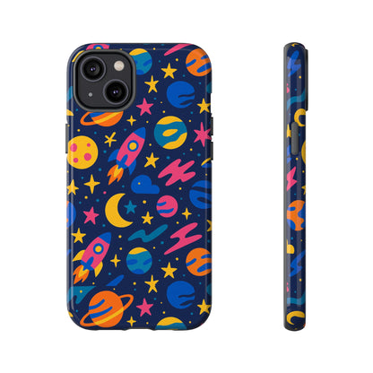 Vibrant 3D Space Theme Protective Phone Case for Trendsetters and Creatives Stylish Protection Compatible with iPhone 13, 14, 15 & 16 – all models including Pro, Pro Max & Plus