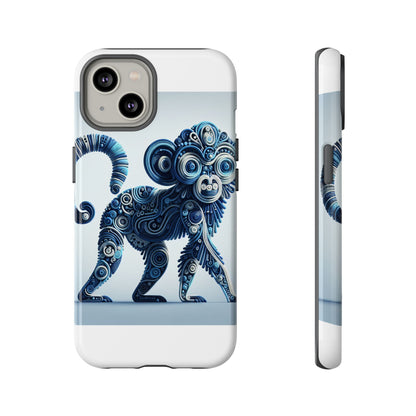 Vibrant 3D Wrap Protective Phone Case with Unique Monkey Design – Stylish Accessory for Men and Women Compatible with iPhone 13, 14, 15 & 16 – all models including Pro, Pro Max & Plus