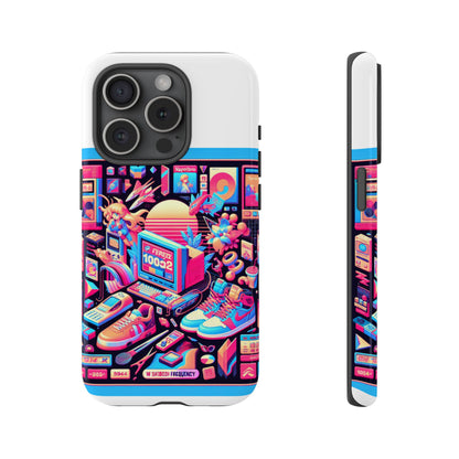 W Skibidi Frequency 3D Wrap Protective Phone Case for Anime Lovers, Durable TPU Silicone, Shock Absorbing, UV Protected, Glossy or Matte Finish, Unique Gift Idea
