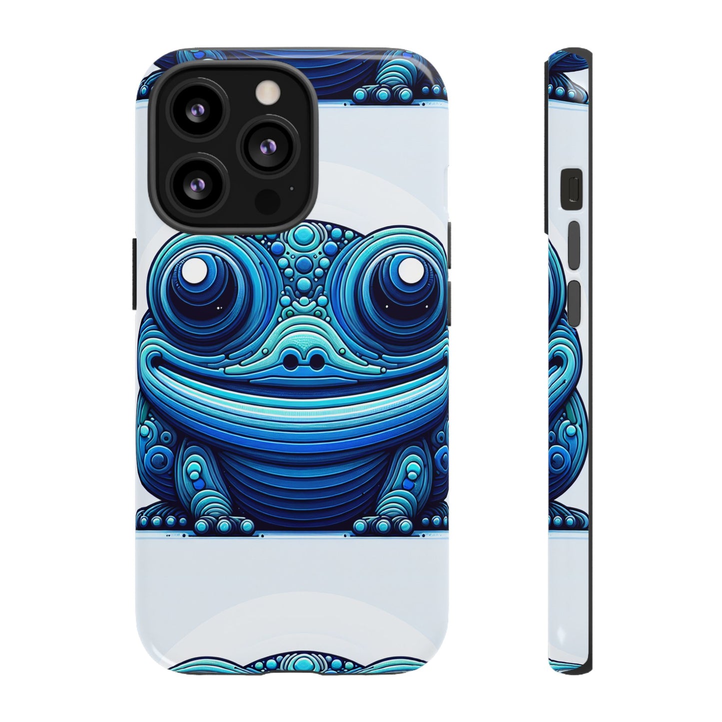 cool blue animal create 4 3d wrap protective phone case for smartphones with vibrant animal design and shock absorption