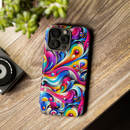 Pink Pattern Image 3 Phone Case with Vibrant 3D Wrap Design for Stylish Protection