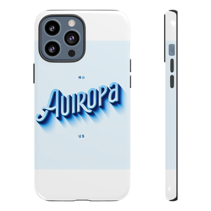 Protective Phone Case with Retro Typography Design in Blue for Stylish Protection, Compatible with iPhone 13, 14, 15 & 16 – all models including Pro, Pro Max & Plus