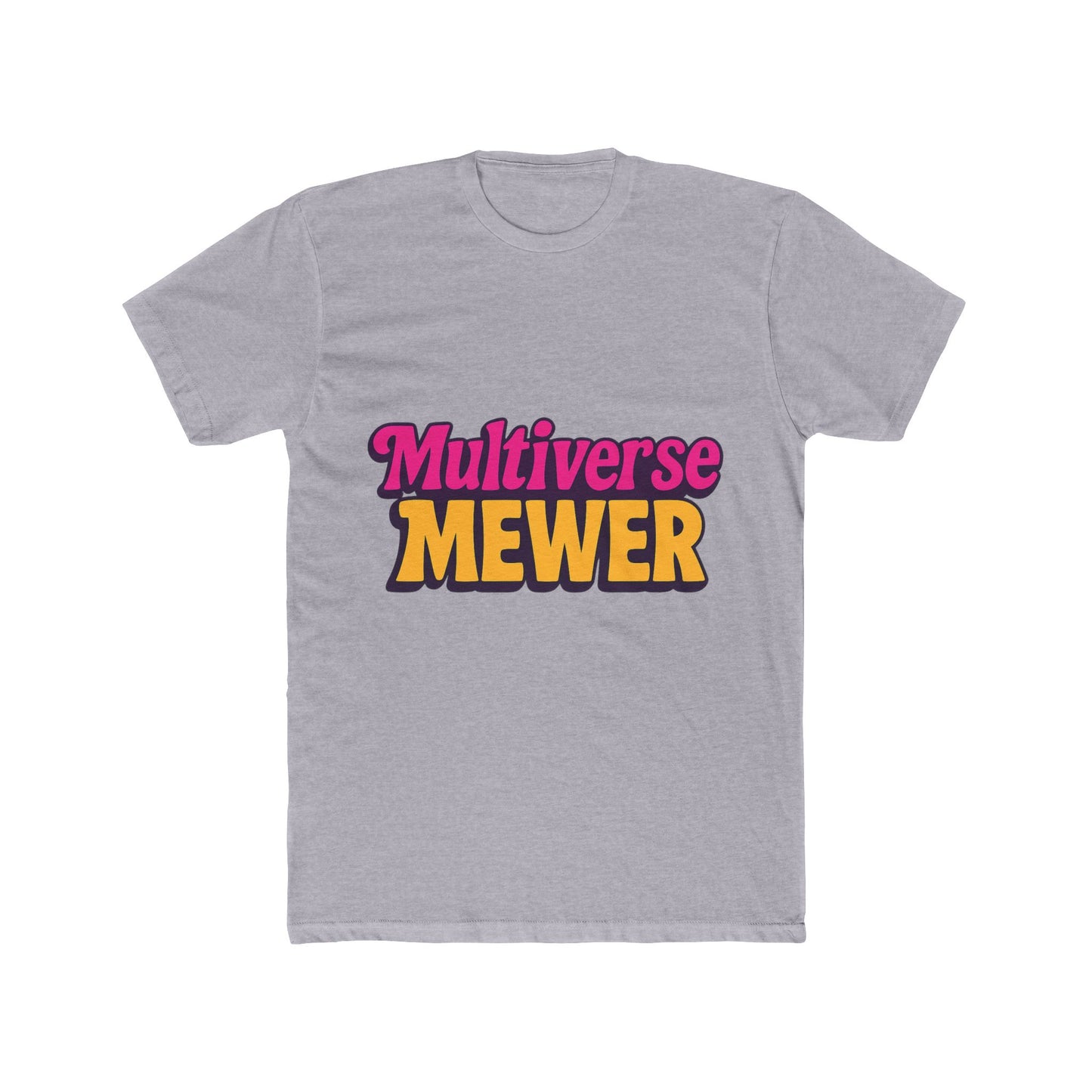multiverse mewer unisex t-shirt - science fiction cat graphic tee, multicolor design - perfect sci-fi apparel for cat lovers